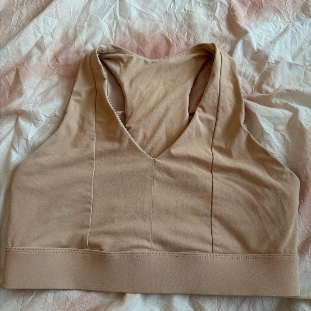 Women's Tan Fabletics Sports Bra